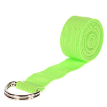 Load image into Gallery viewer, Hot Multi-Colors Adjustable Belt Sport Yoga Stretch Strap D-Ring Belt Gym Waist Leg Fitness Exercise Gym equipment