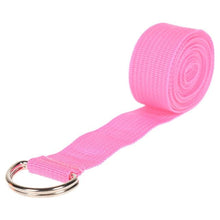 Load image into Gallery viewer, Hot Multi-Colors Adjustable Belt Sport Yoga Stretch Strap D-Ring Belt Gym Waist Leg Fitness Exercise Gym equipment