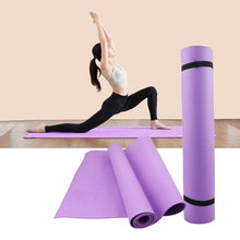 Load image into Gallery viewer, 4MM PVC Yoga Mats Anti-slip Blanket PVC Gymnastic Sport Health Lose Weight Fitness Exercise Pad Women Sport Yoga Mat

